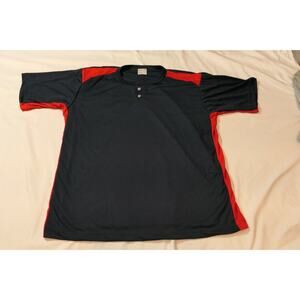 NOS Vintage Mens Adult Large GATOR ATHLETICS Made in USA Baseball Henley Shirt